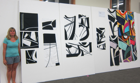 Work in Progress, Nancy Crow Workshop in New Zealand 2017, Lisa Call, Artist