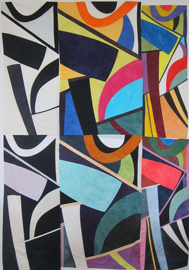 Work in Progress, Nancy Crow Workshop in New Zealand 2017, Lisa Call, Artist